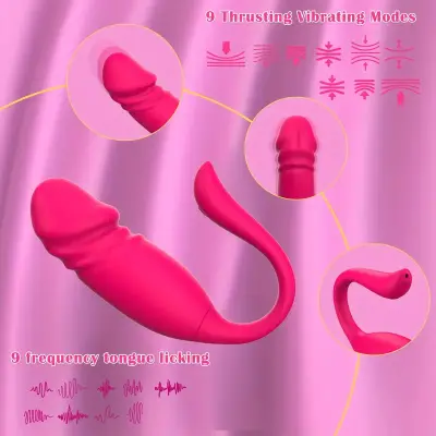1pc Stretchable Wireless Control APP Vibration Love Egg Vibrator, G Spot Vibrating Vaginal Stimulator Wearable Sex Toys for Adult Women
