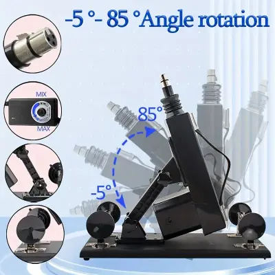Sex machine Gun Automatic Masturbation Quiet Love Machines Vibrator for Women with 5 Black Dildos