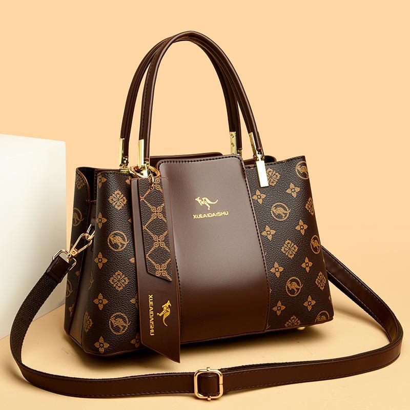 2025 winter new soft leather shoulder messenger bag women's handbag